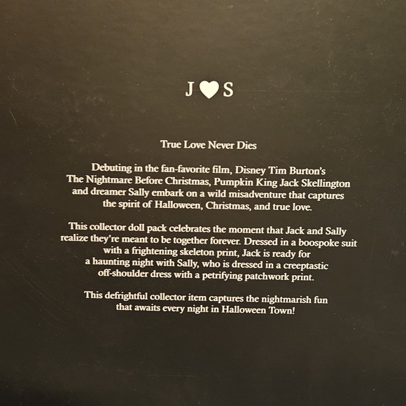 🪩Monster High Skullector Disney's The Nightmare Before Christmas Jack & Sally - Picture 15 of 16